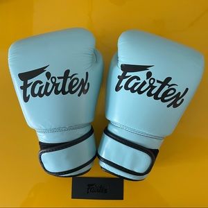 Fairtex 12 oz leather boxing gloves